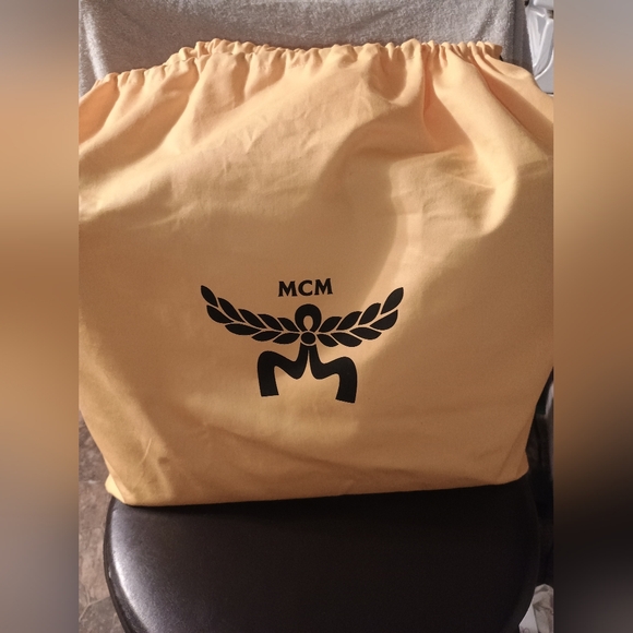 MCM Misty Gray Visetos Medium Tote - Picture 10 of 10